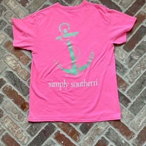 Simply Sourhern Anchor women’s small tshirt